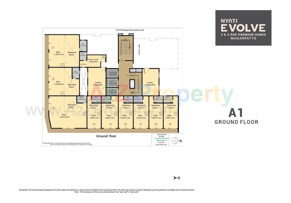 1 (1) of real estate project Nyati Evolve located at Pune-m-corp, Pune, Maharashtra