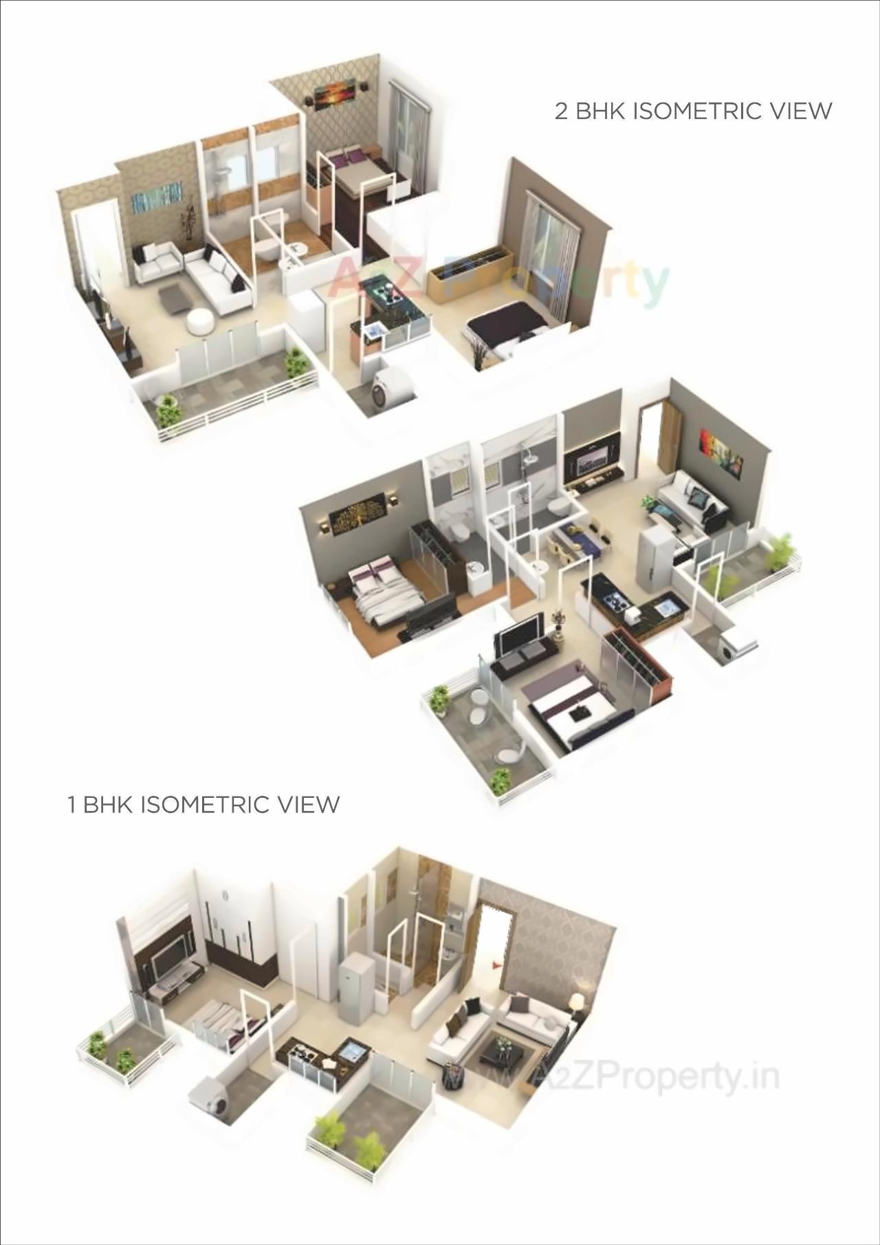 Layout of real estate project Oak View located at Thergaon, Pune, Maharashtra