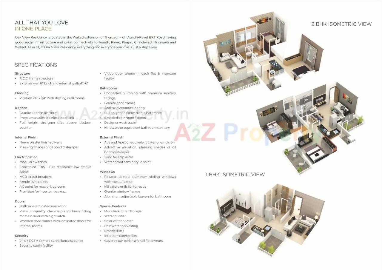  of real estate project Oak View located at Thergaon, Pune, Maharashtra
