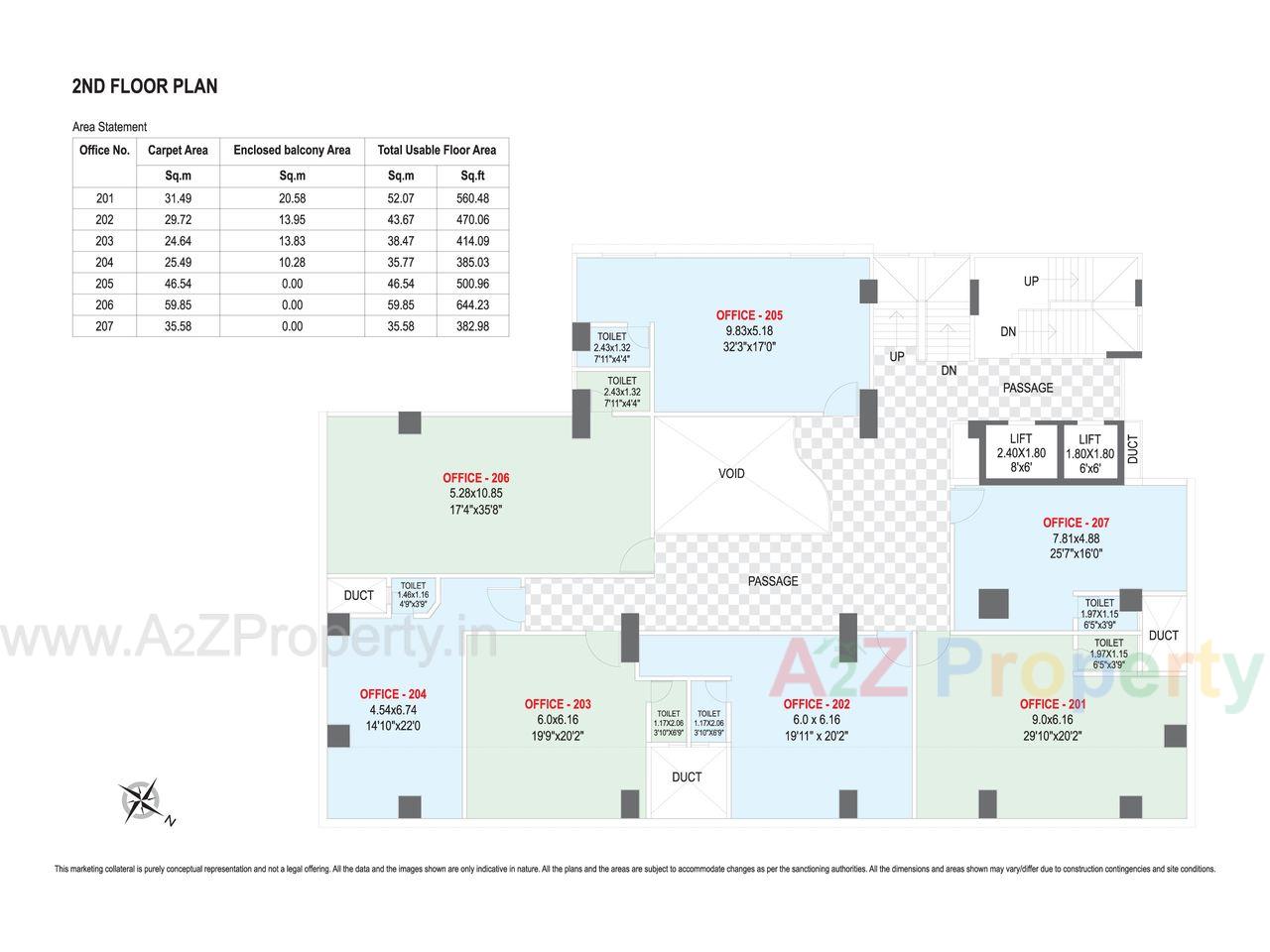 Second Floor of real estate project Olympia located at Baner, Pune, Maharashtra
