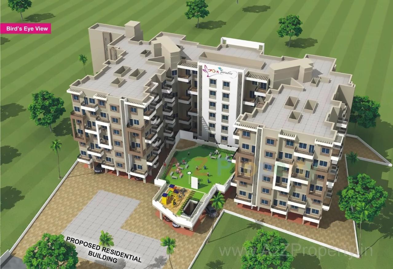 3D Elevation of real estate project Om Paradise located at Pimpri-chinchawad-m-corp, Pune, Maharashtra