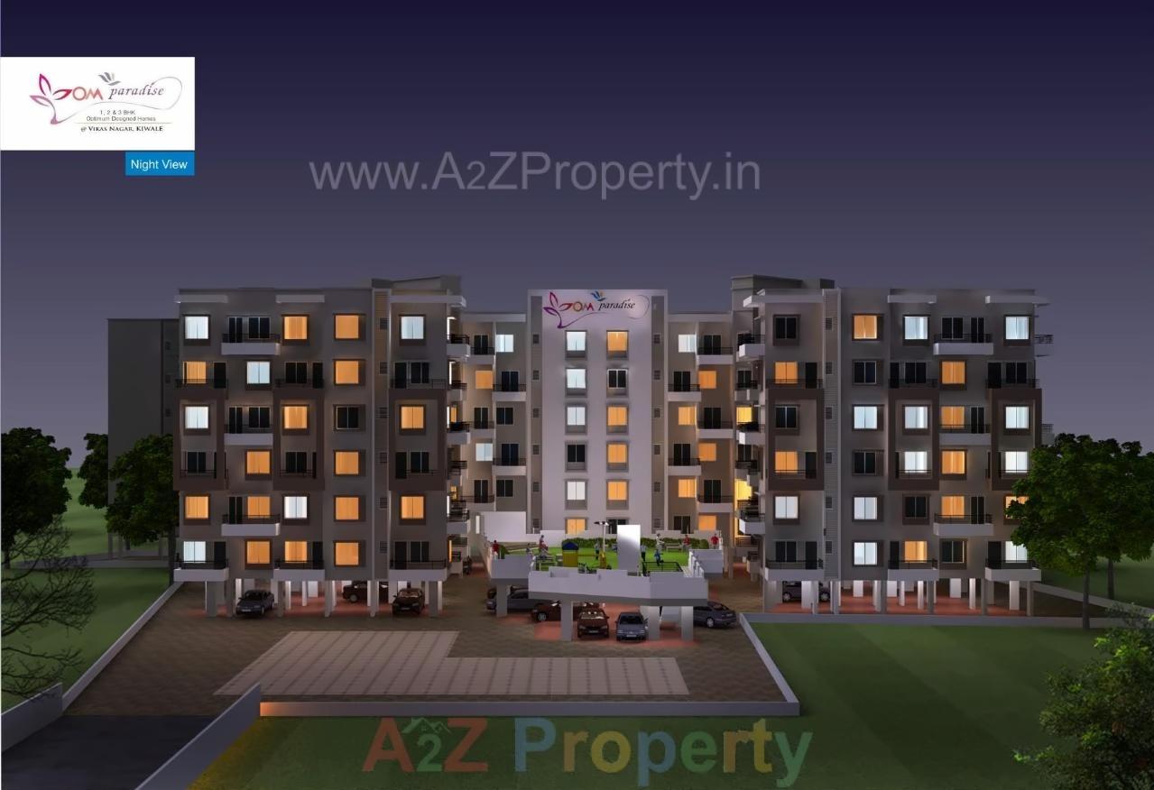 3D Elevation of real estate project Om Paradise located at Pimpri-chinchawad-m-corp, Pune, Maharashtra