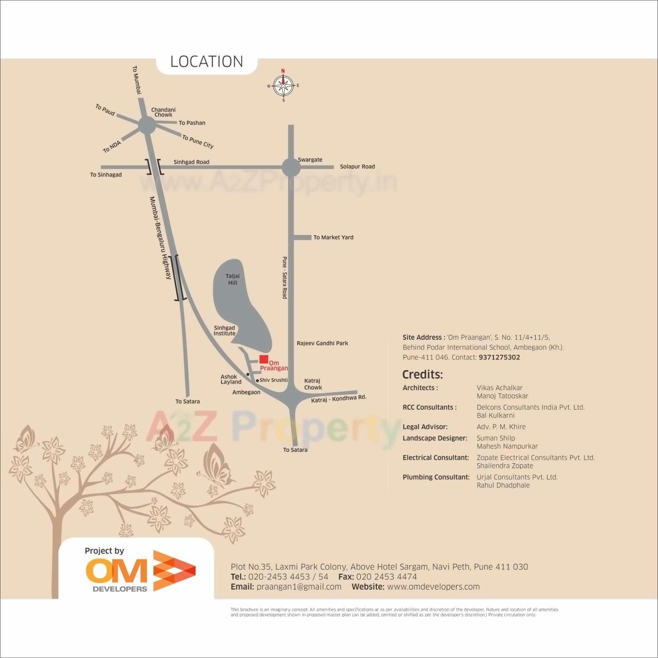  of real estate project Om Praangan located at Ambegaon-bk, Pune, Maharashtra