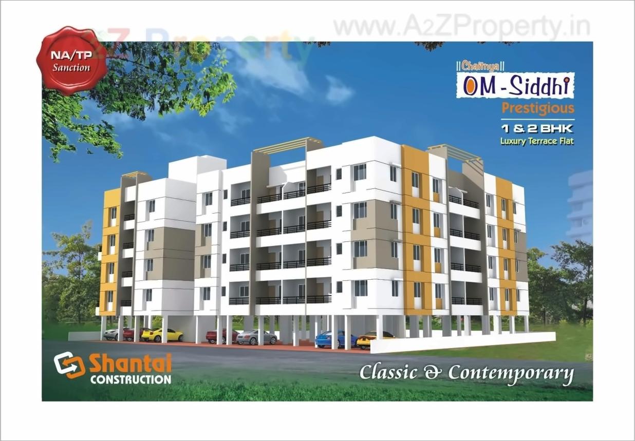 3D Elevation of real estate project Om Siddhi located at Kirkatwadi, Pune, Maharashtra
