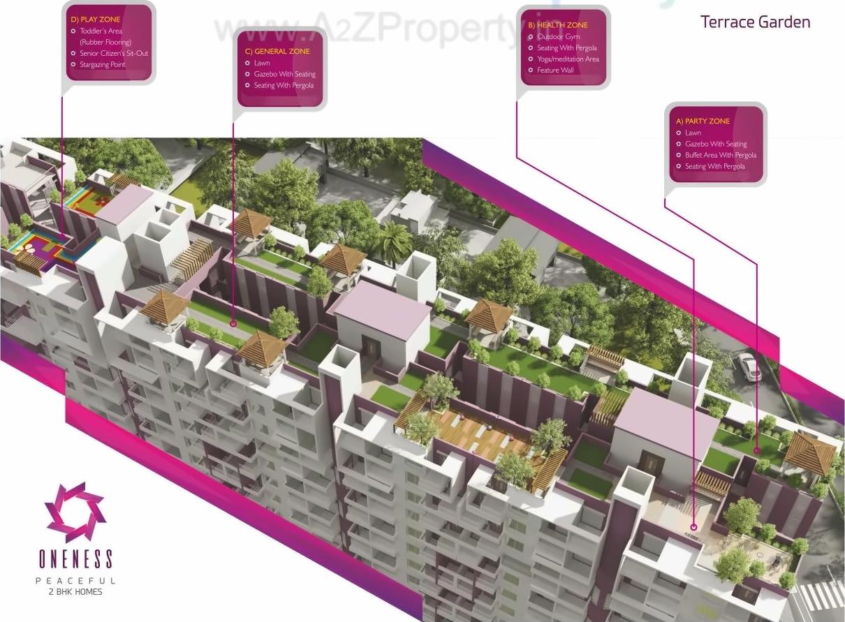 3D Elevation of real estate project Oneness located at Wakad, Pune, Maharashtra