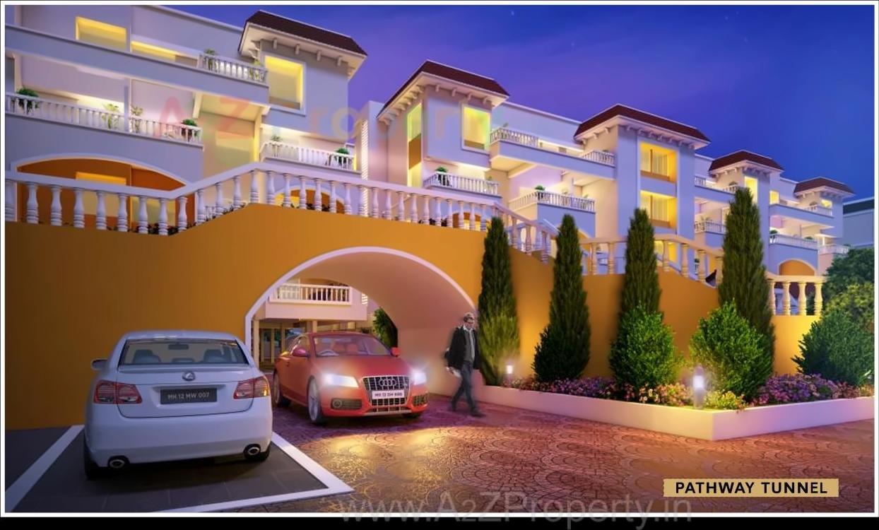 3D Elevation of real estate project Oxy Bonita located at Lahagaon, Pune, Maharashtra