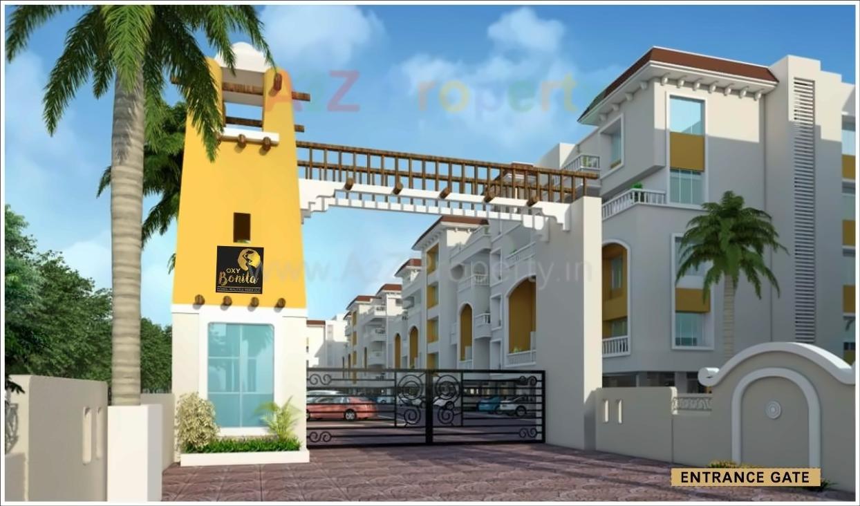 3D Elevation of real estate project Oxy Bonita located at Lahagaon, Pune, Maharashtra