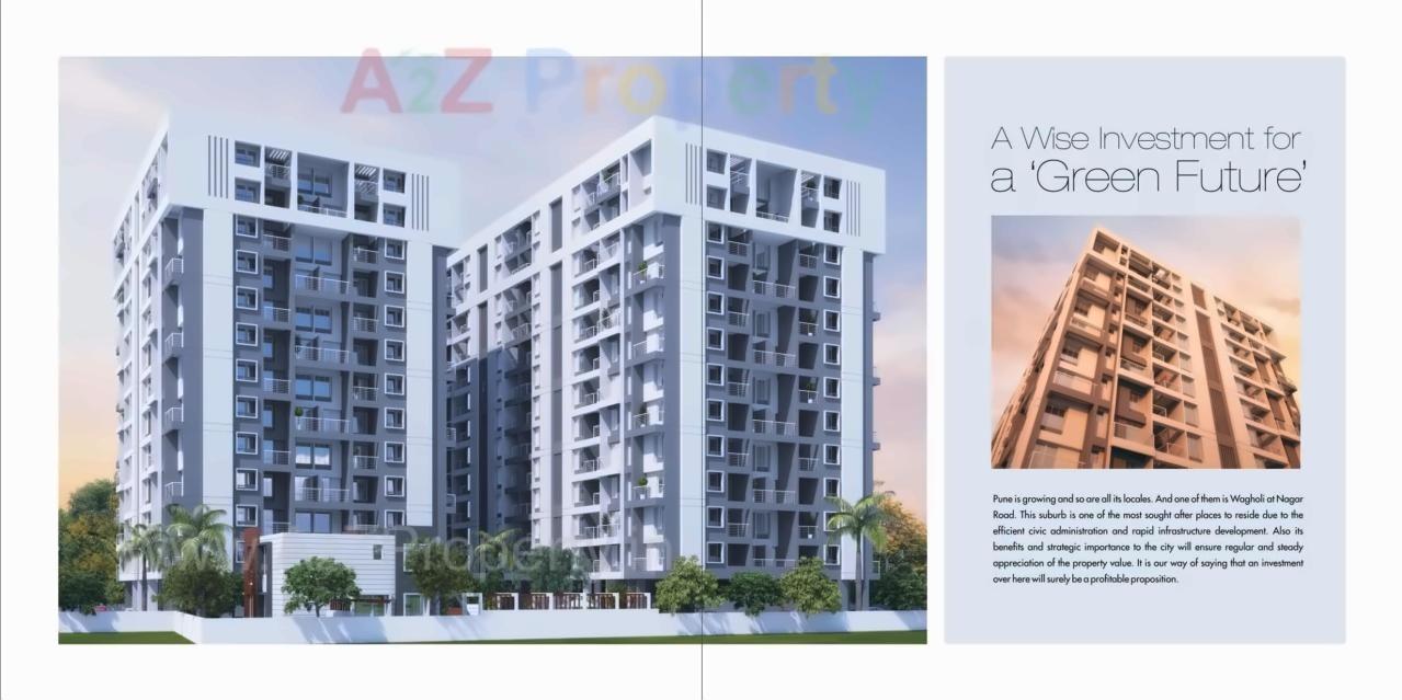 3D Elevation of real estate project Oxy Desire located at Wagholi, Pune, Maharashtra