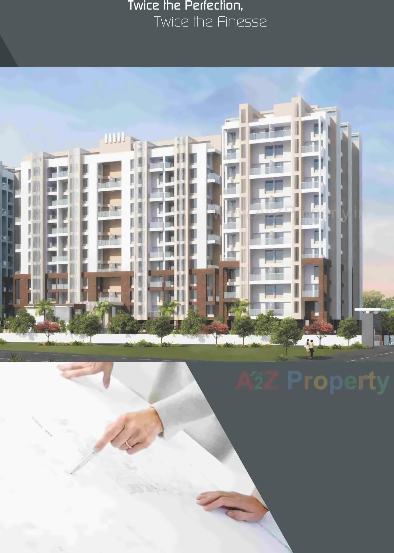 3D Elevation of real estate project Oxy Evolve located at Wagholi, Pune, Maharashtra