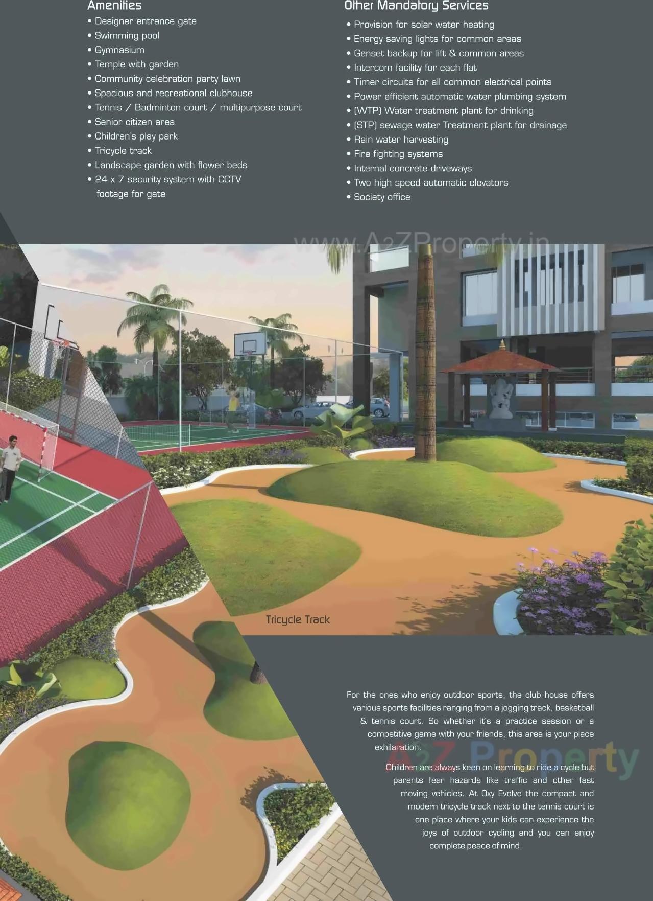 3D Elevation of real estate project Oxy Evolve located at Wagholi, Pune, Maharashtra