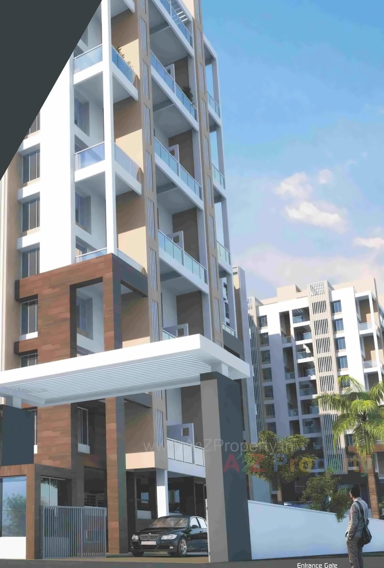 3D Elevation of real estate project Oxy Evolve located at Wagholi, Pune, Maharashtra