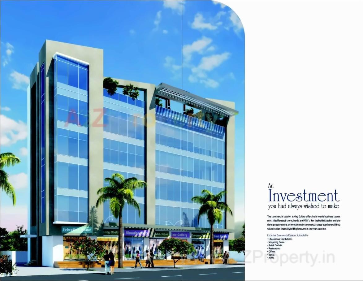 3D Elevation of real estate project Oxy Galaxy located at Kesnand, Pune, Maharashtra