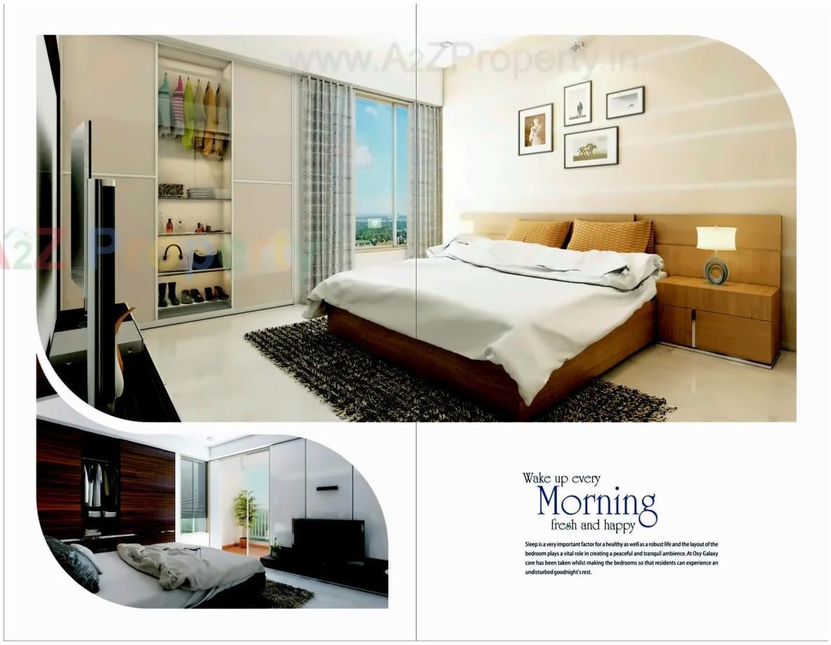 Layout of real estate project Oxy Galaxy located at Kesnand, Pune, Maharashtra