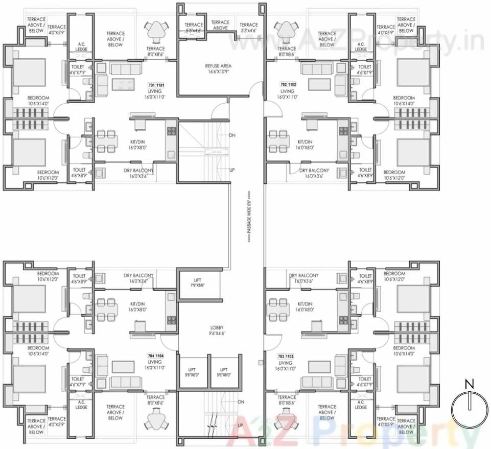 Image 11507 7 of real estate project Padmavati Hills   A, D, located at Bavadhan-bk, Pune, Maharashtra