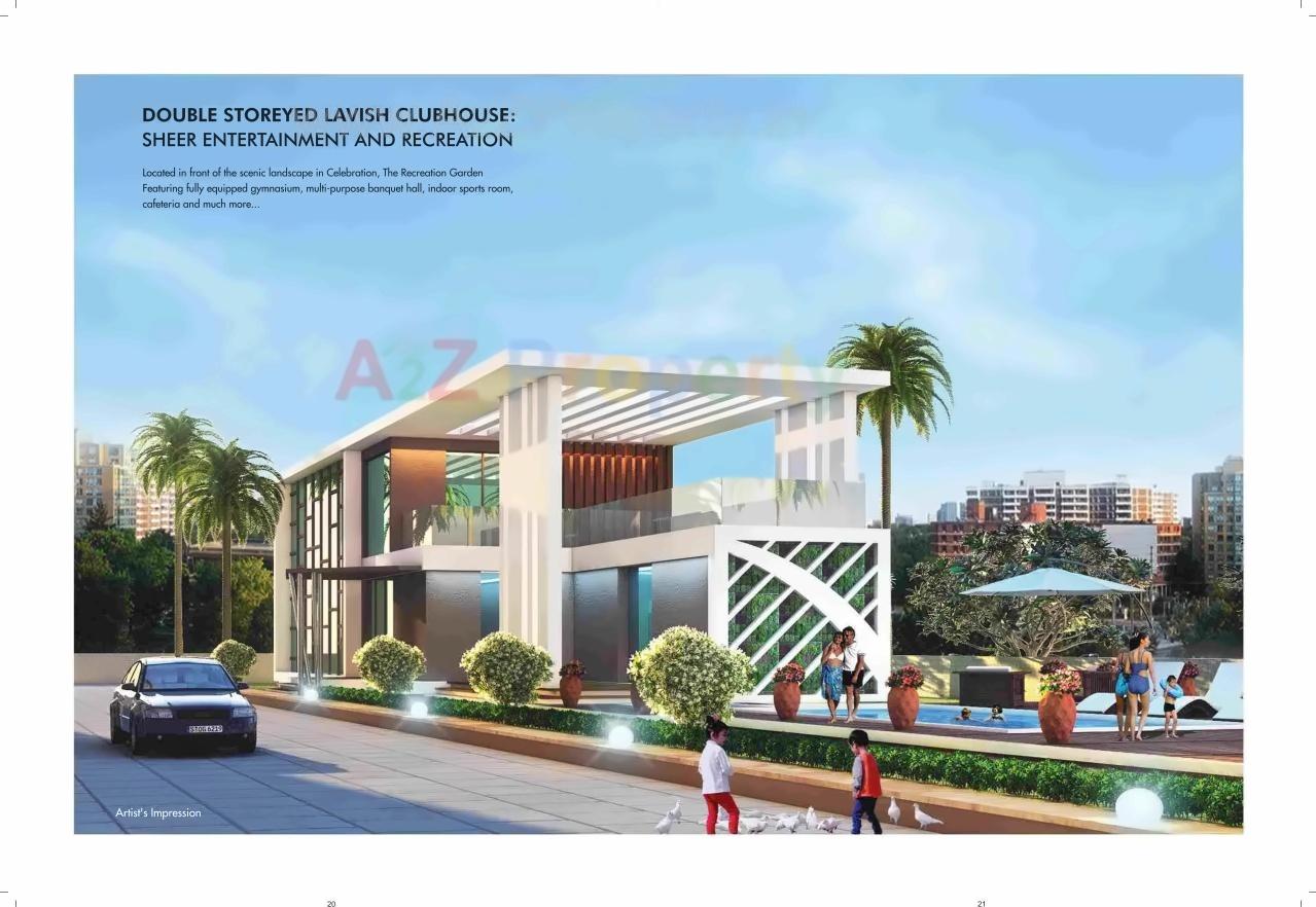 3D Elevation of real estate project Palazzo Greens located at Wadagaon-ct, Pune, Maharashtra