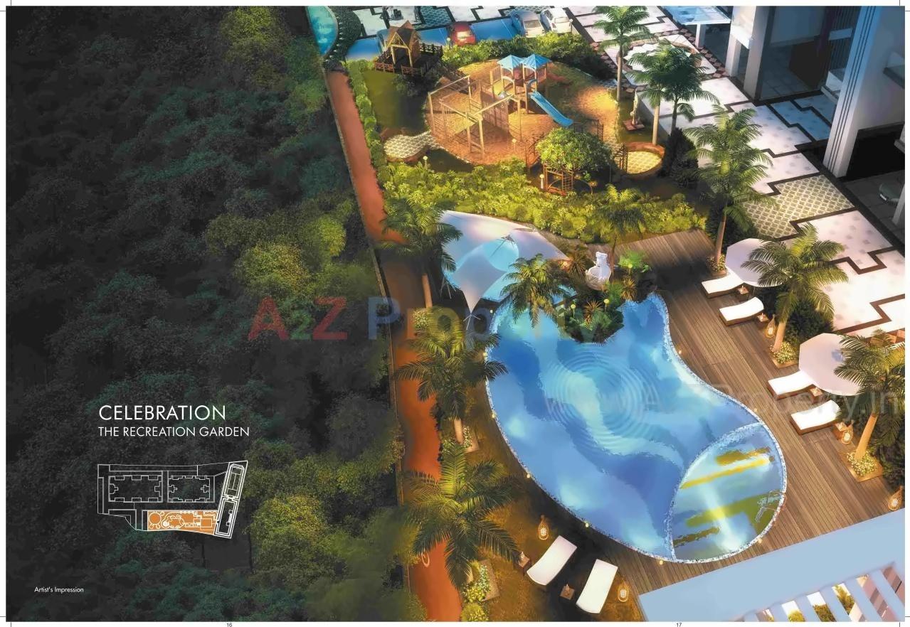 3D Elevation of real estate project Palazzo Greens located at Wadagaon-ct, Pune, Maharashtra