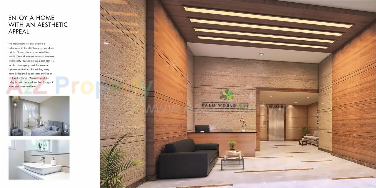 3D Elevation of real estate project Palm World One located at Kharadi, Pune, Maharashtra