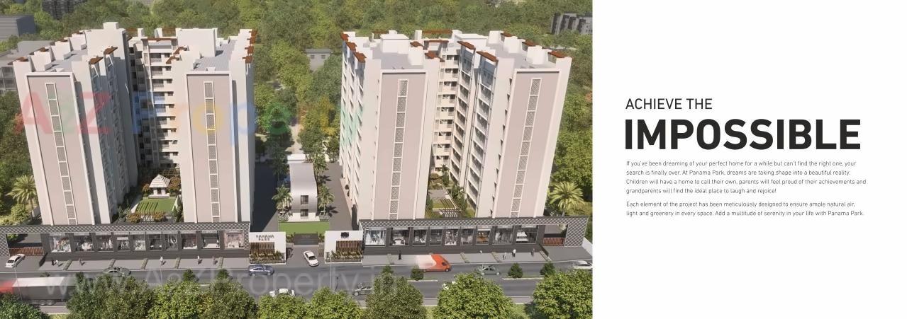3D Elevation of real estate project Panama Park located at Lohgaon, Pune, Maharashtra