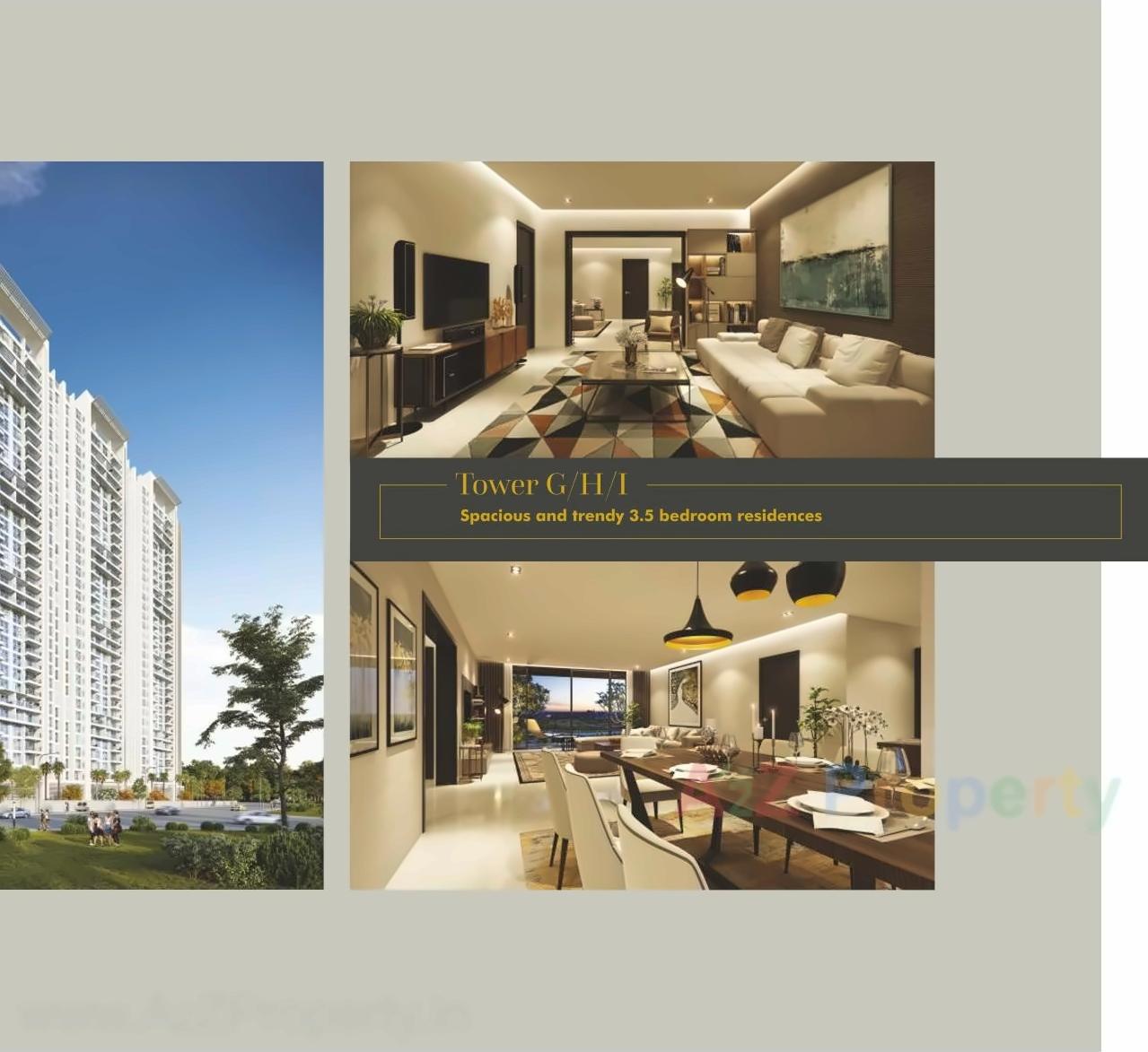 3D Elevation of real estate project Panchshil Towers located at Wagholi, Pune, Maharashtra