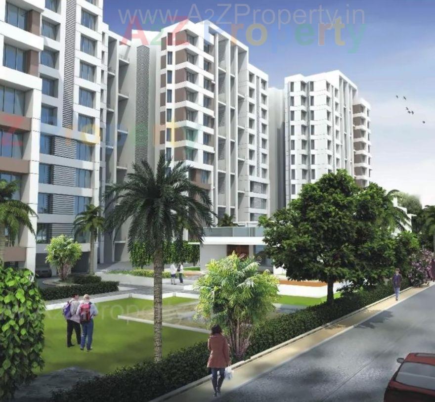 3D Elevation of real estate project Pankaj Aasmaan located at Lahagaon, Pune, Maharashtra