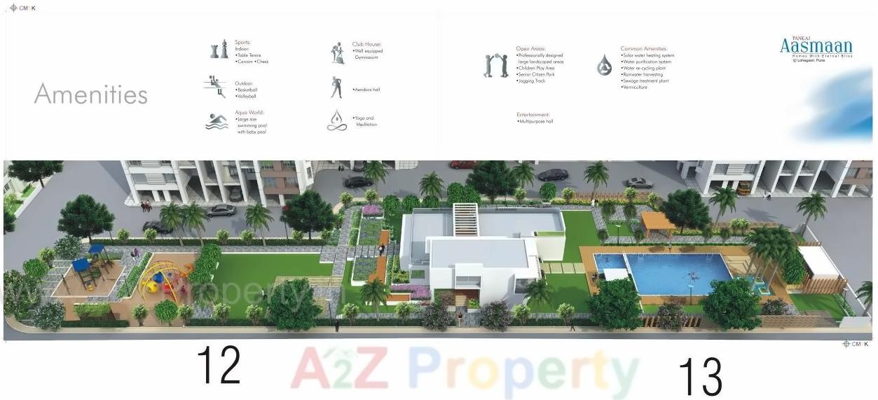  of real estate project Pankaj Aasmaan located at Lahagaon, Pune, Maharashtra