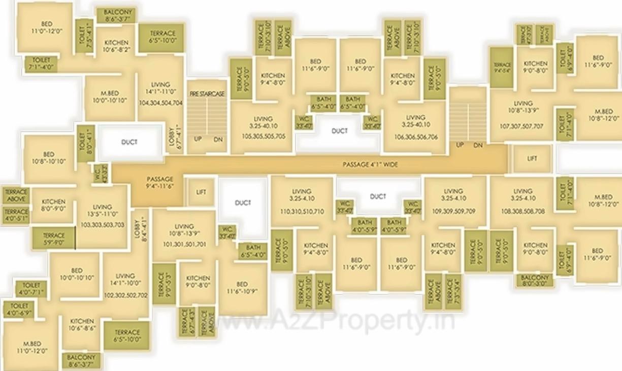 Layout of real estate project Paradise Homes located at Wadagaon-ct, Pune, Maharashtra