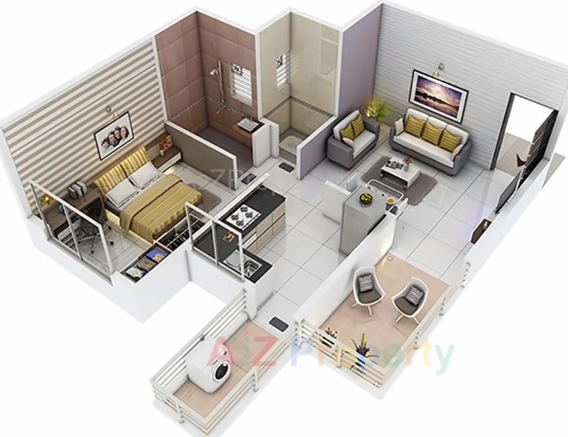 Layout of real estate project Paradise Homes located at Wadagaon-ct, Pune, Maharashtra