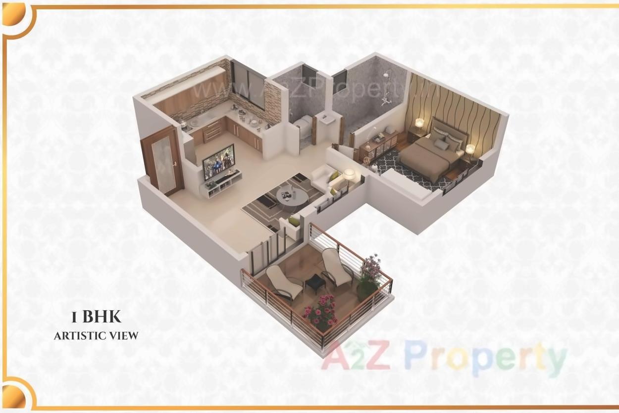 Layout of real estate project Paraiso located at Aalandi, Pune, Maharashtra
