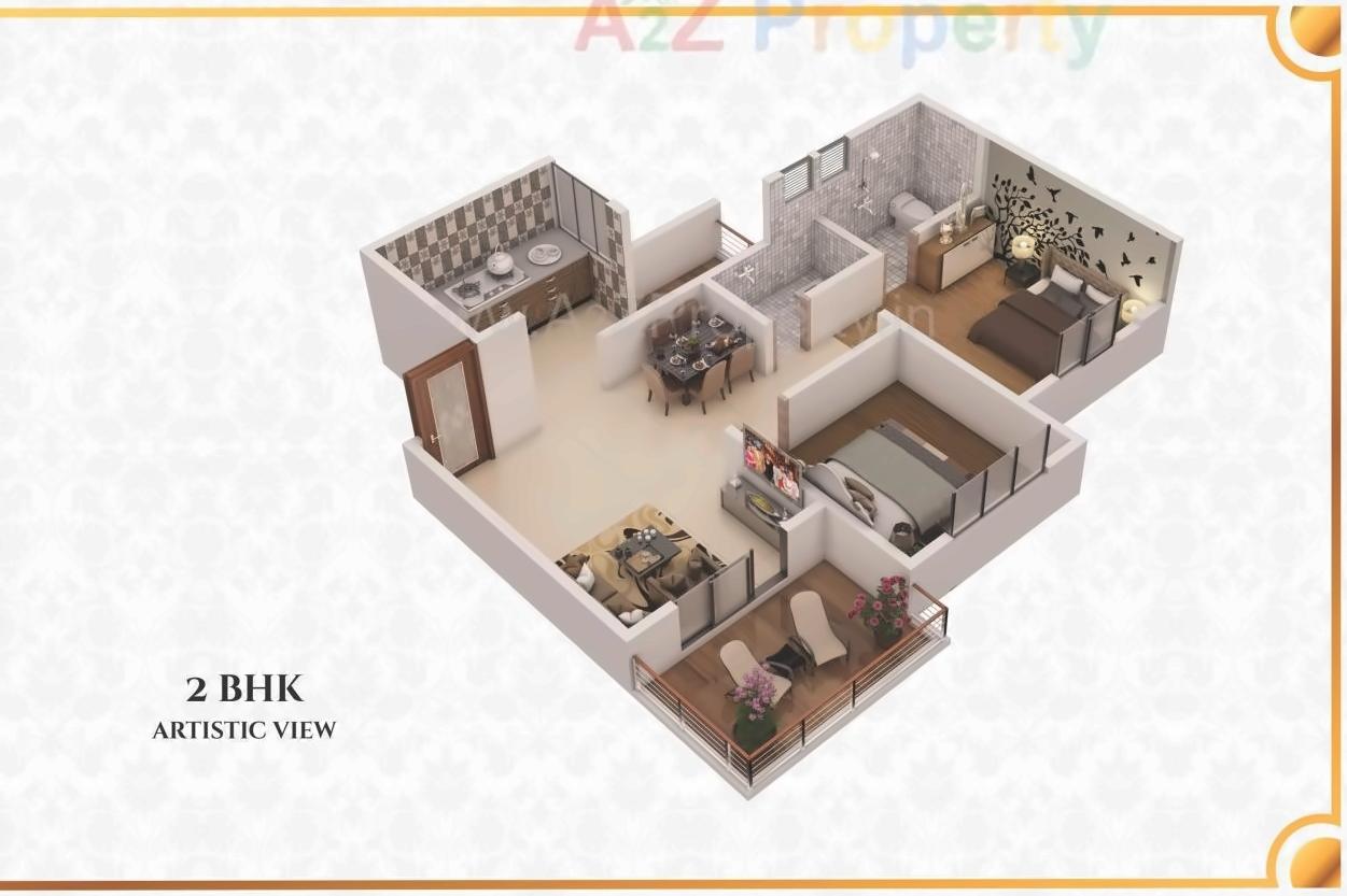 Layout of real estate project Paraiso located at Aalandi, Pune, Maharashtra