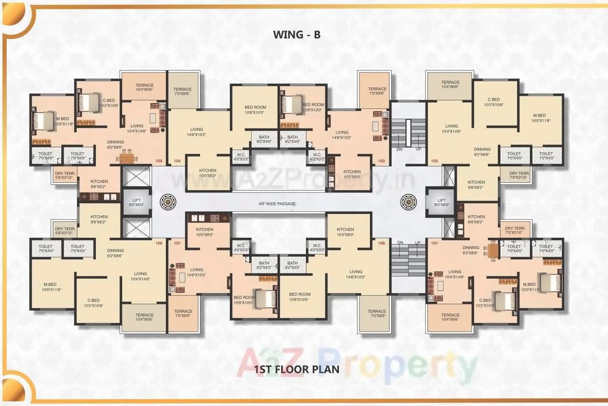 Layout of real estate project Paraiso located at Aalandi, Pune, Maharashtra