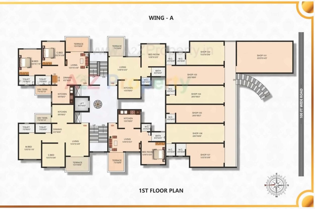 Layout of real estate project Paraiso located at Aalandi, Pune, Maharashtra