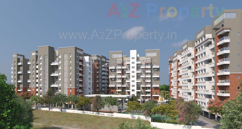 3D Elevation of real estate project Paramount Smart City located at Lohgaon, Pune, Maharashtra