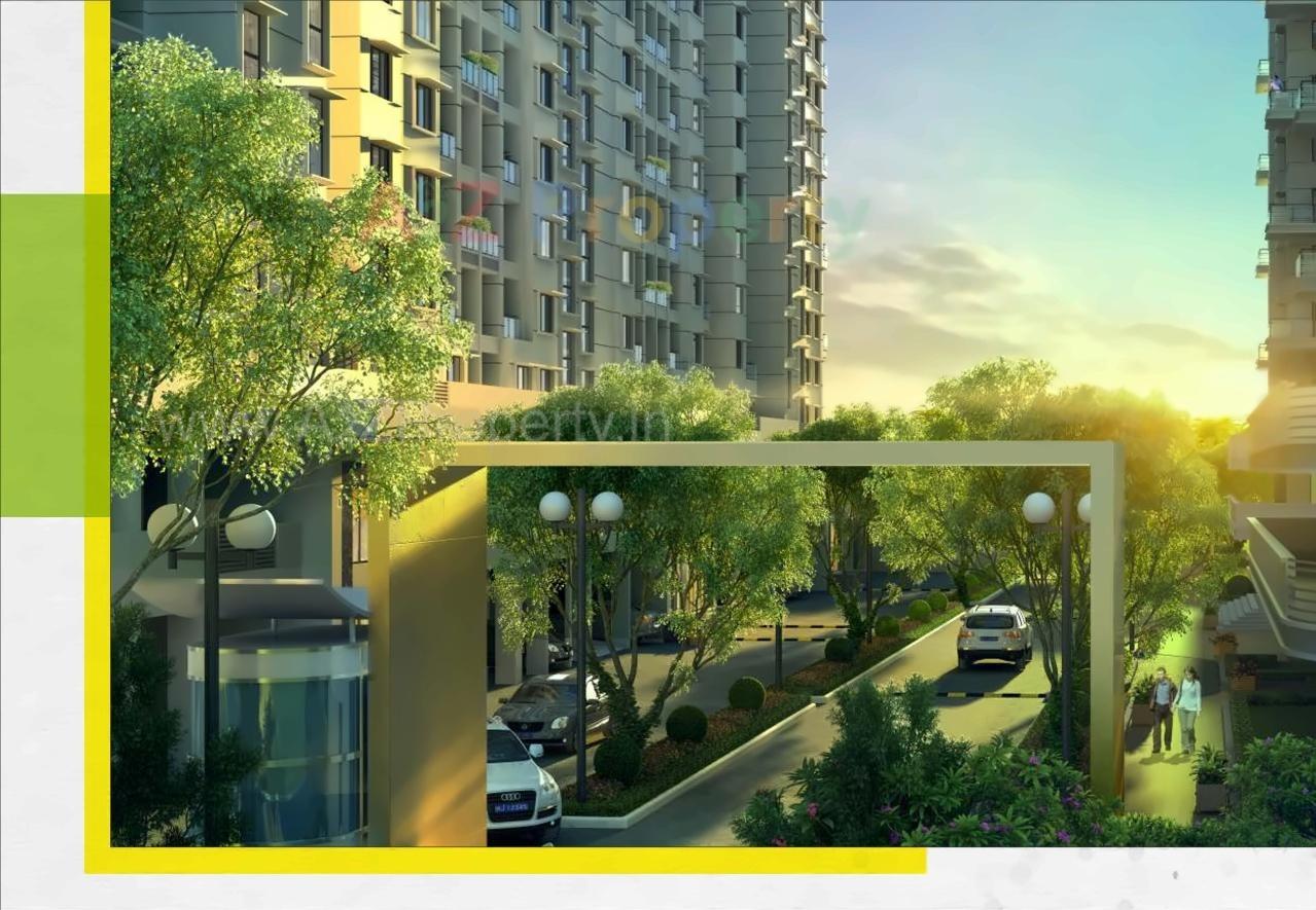 3D Elevation of real estate project Paranjape Abhiruchi Parisar  T1,t2 ,t3, M1a, M1b M located at Dhayari-part, Pune, Maharashtra