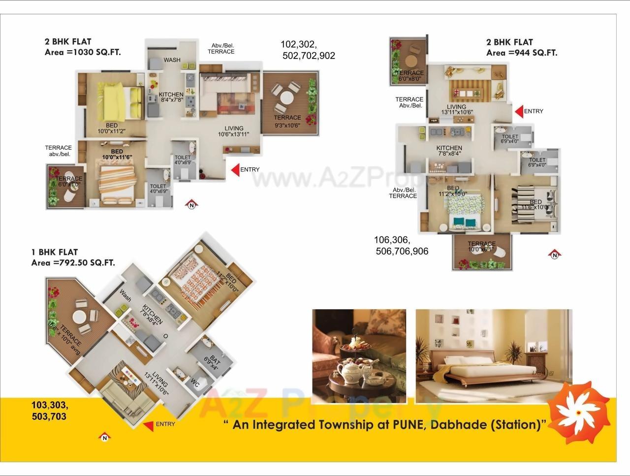 Layout of real estate project Parijaat Residency located at Talegaon-dabhade-m-cl, Pune, Maharashtra