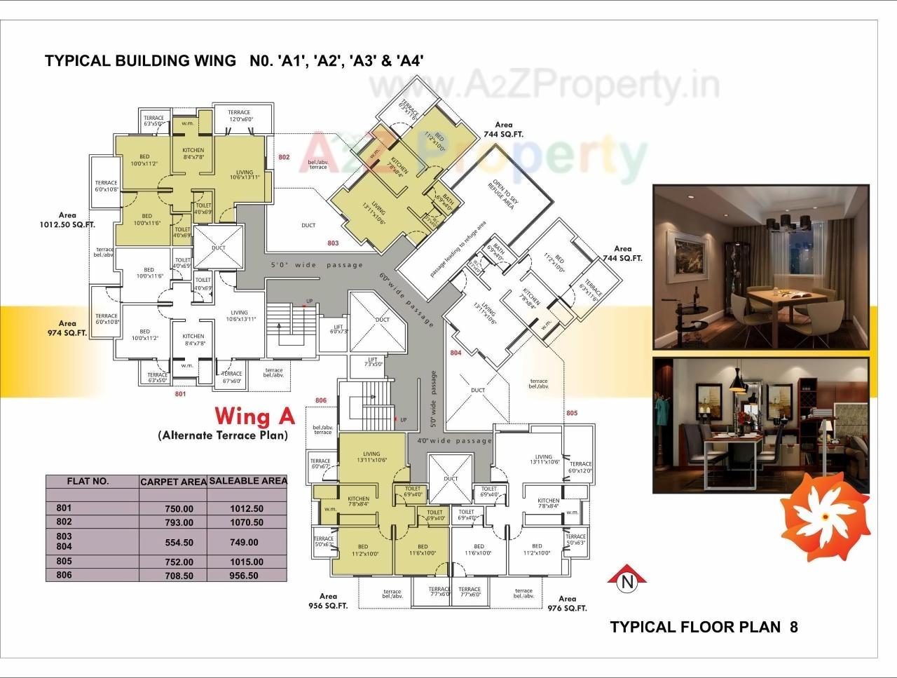 Layout of real estate project Parijaat Residency located at Talegaon-dabhade-m-cl, Pune, Maharashtra