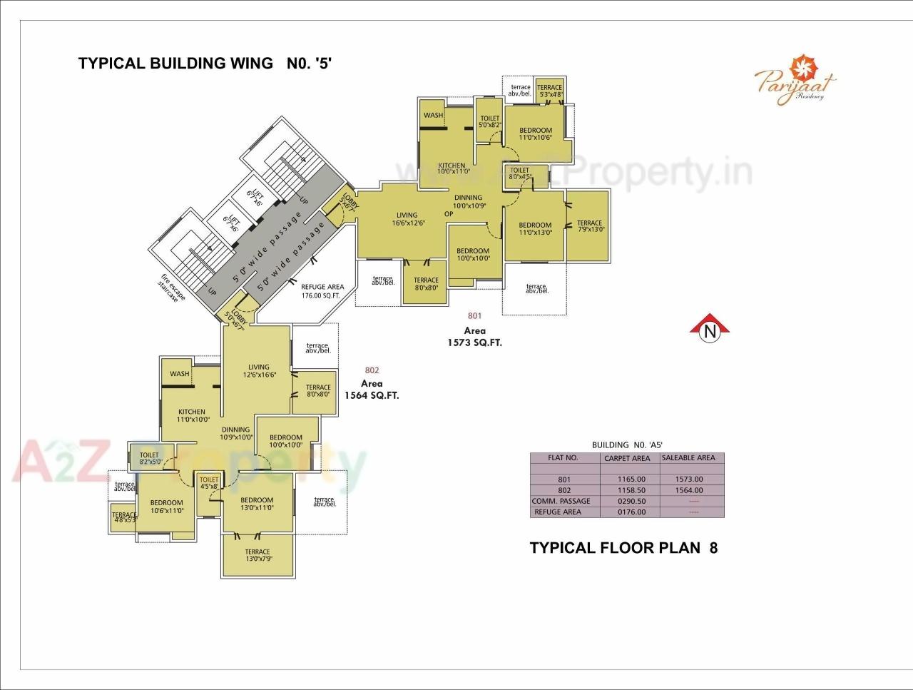 Layout of real estate project Parijaat Residency located at Talegaon-dabhade-m-cl, Pune, Maharashtra