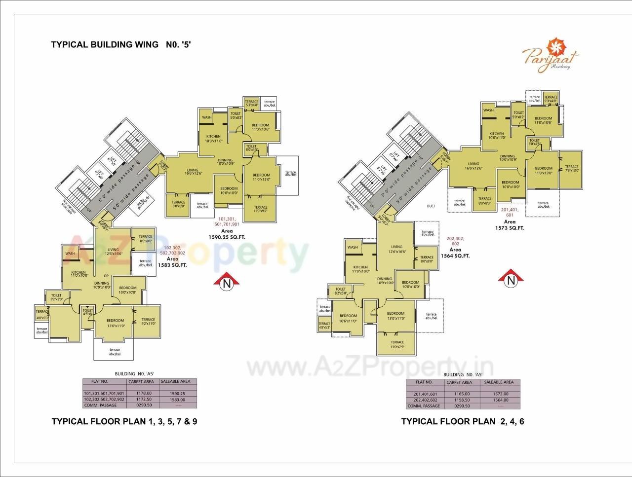 Layout of real estate project Parijaat Residency located at Talegaon-dabhade-m-cl, Pune, Maharashtra