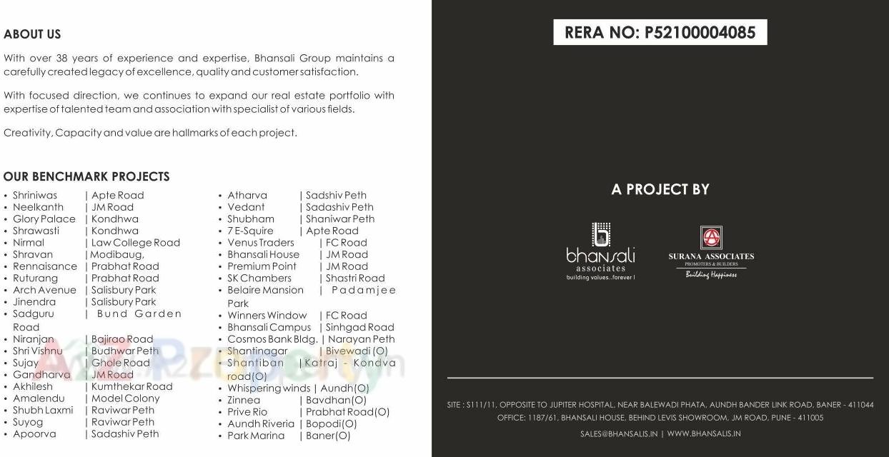  of real estate project Park Marina located at Baner, Pune, Maharashtra