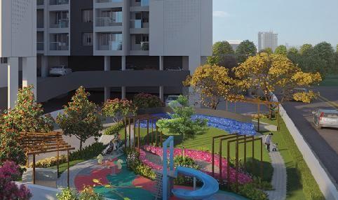 3D Elevation of real estate project Parkland located at Pimpri-chinchawad-m-corp, Pune, Maharashtra