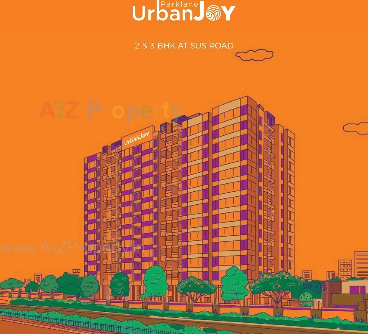 3D Elevation of real estate project Parklane Urbanjoy located at Sus, Pune, Maharashtra
