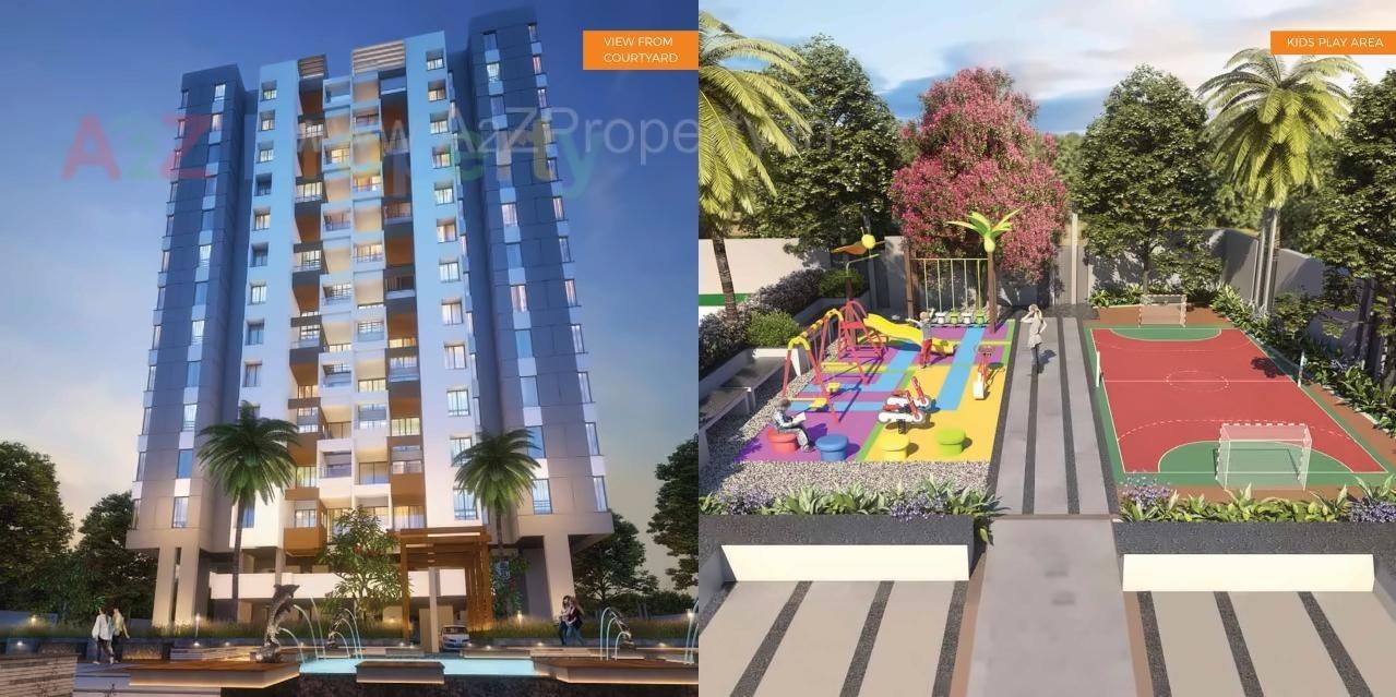 3D Elevation of real estate project Parklane Urbanjoy located at Sus, Pune, Maharashtra