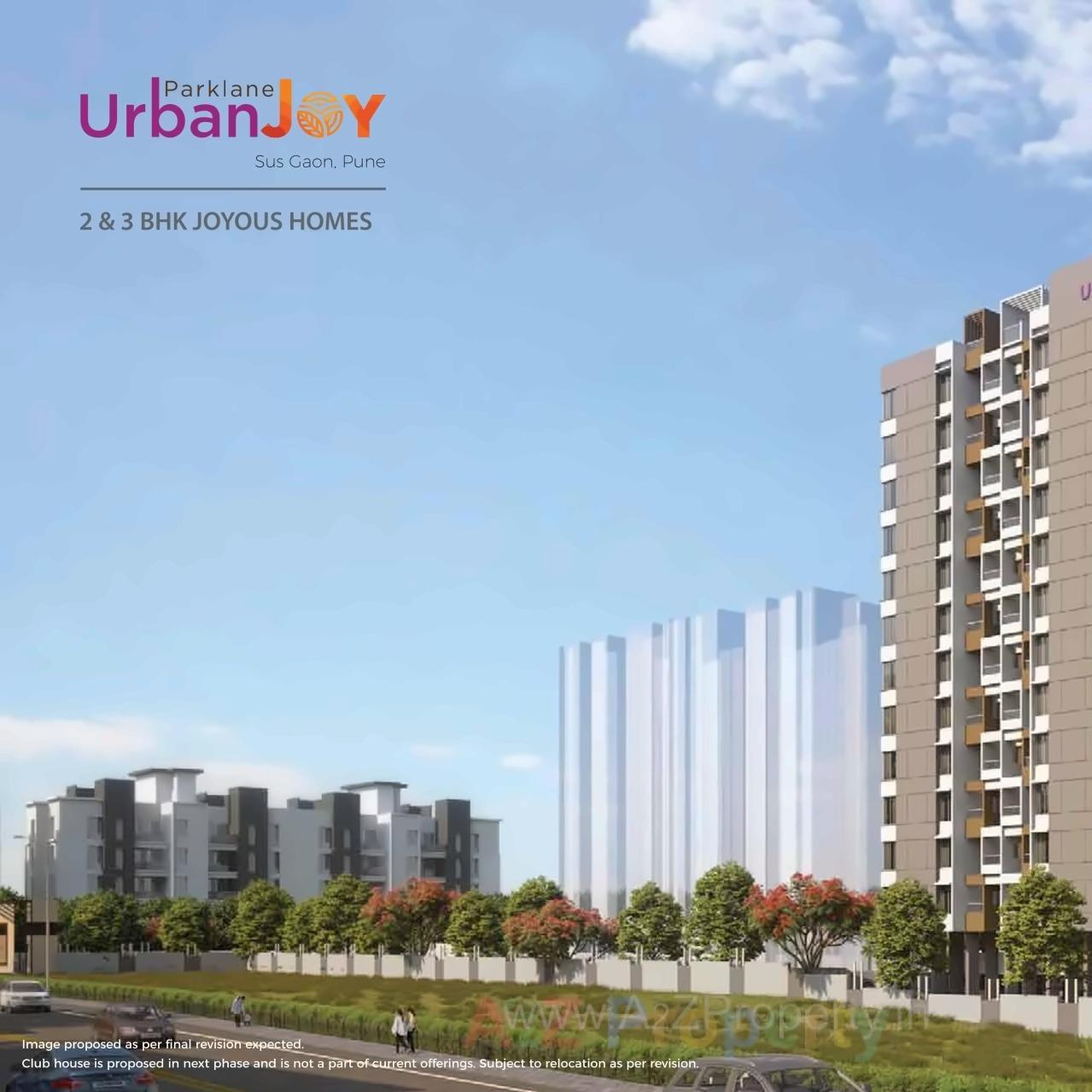 3D Elevation of real estate project Parklane Urbanjoy located at Sus, Pune, Maharashtra