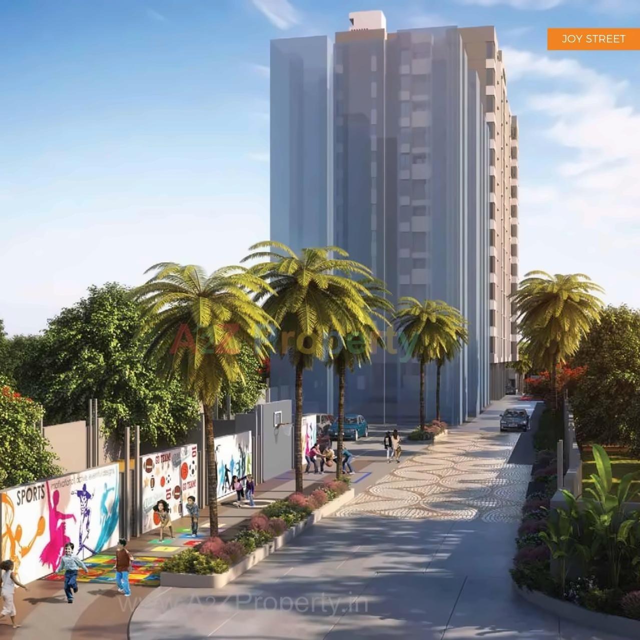 3D Elevation of real estate project Parklane Urbanjoy located at Sus, Pune, Maharashtra