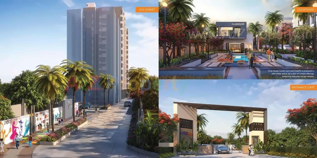 3D Elevation of real estate project Parklane Urbanjoy located at Sus, Pune, Maharashtra