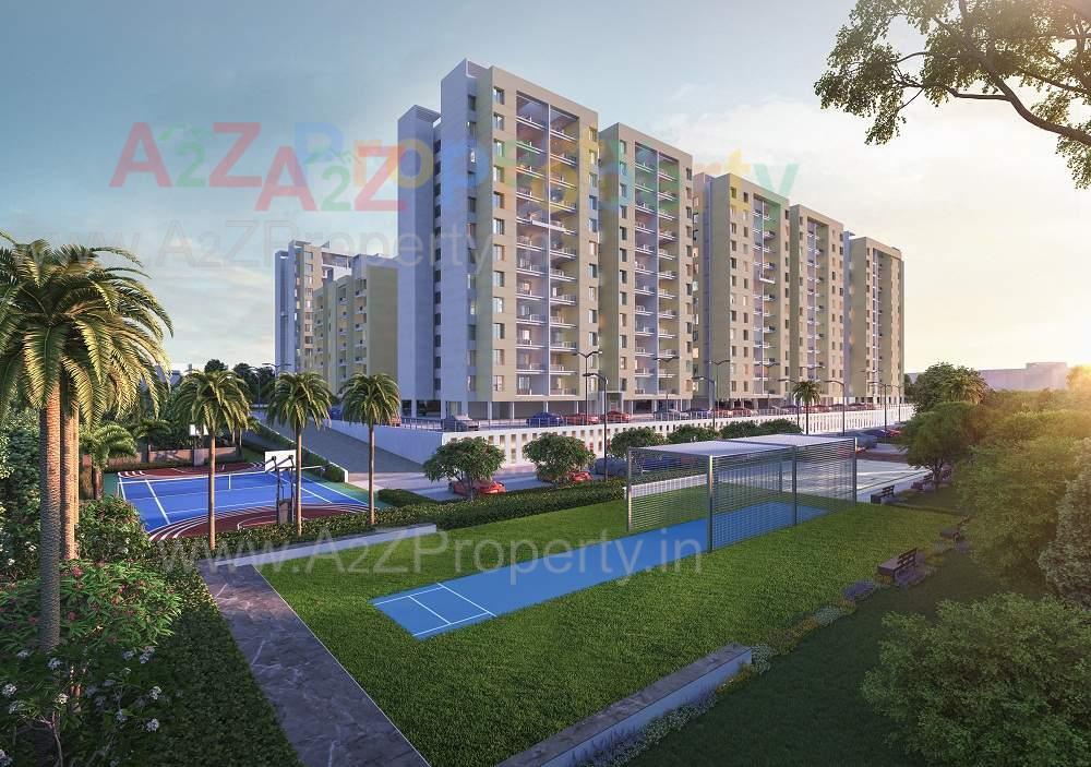 3D Elevation of real estate project Pebbles Urbania located at Bavadhan-bk, Pune, Maharashtra