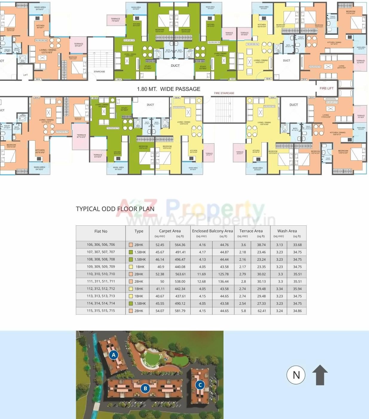Layout of real estate project Pelican located at Ambadvet, Pune, Maharashtra