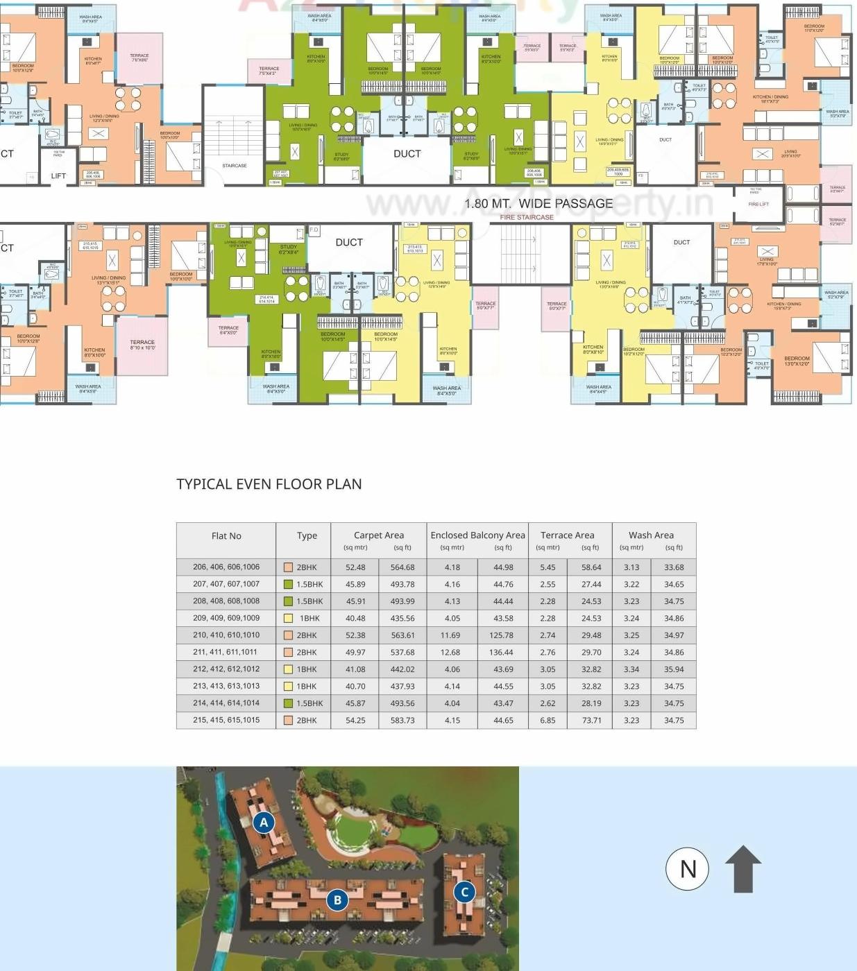 Layout of real estate project Pelican located at Ambadvet, Pune, Maharashtra