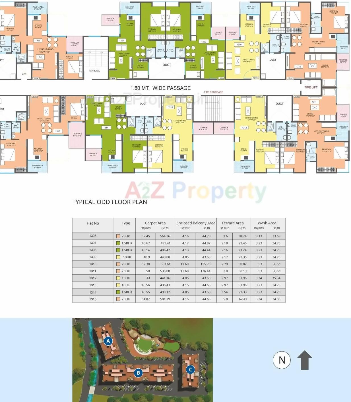 Layout of real estate project Pelican located at Ambadvet, Pune, Maharashtra