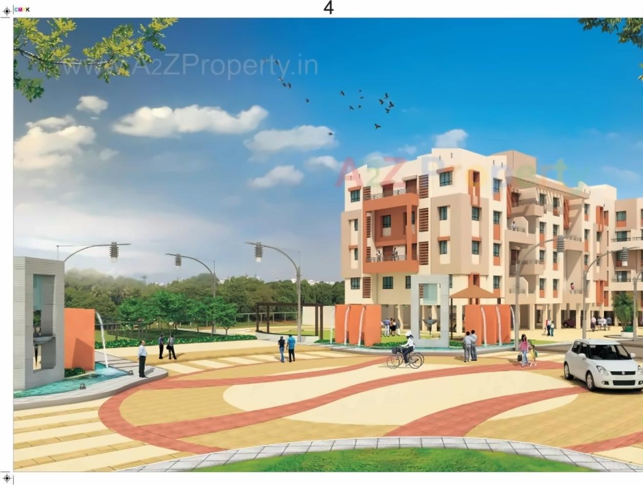 3D Elevation of real estate project Phase   S A, A1, P S,t,u Combined located at Chakan-ct, Pune, Maharashtra
