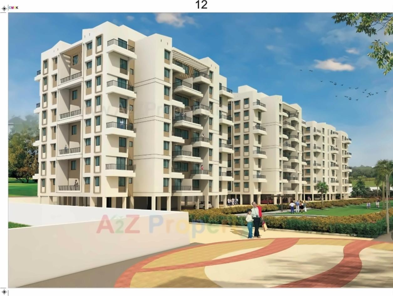 3D Elevation of real estate project Phase   S A, A1, P S,t,u Combined located at Chakan-ct, Pune, Maharashtra